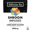 InfiniteRX Albino Penis Envy (APE) large heart shroom gummies