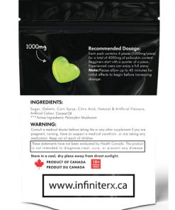 InfiniteRX Albino Penis Envy (APE) large heart shroom gummies