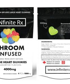 InfiniteRX Albino Penis Envy (APE) large heart shroom gummies