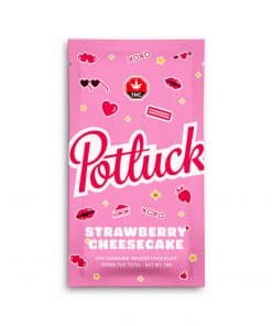 Potluck Strawberry Cheesecake THC Infused Chocolate Bar