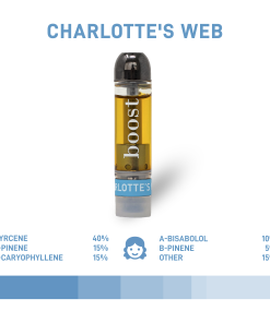 Boost CBD Vape Cart -Charlotte's Web