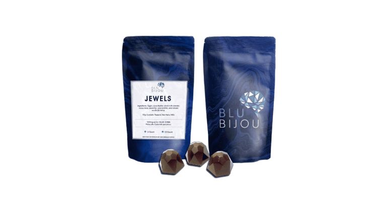 The Blu Bijou - Chocolate Jewels are for those seeking the strongest psilocybin mushrooms available at a magic mushroom dispensary.