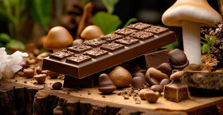 While the method mentioned above involves infusing mushroom powder directly into melted chocolate, there are several other techniques for incorporating mushrooms into chocolate: