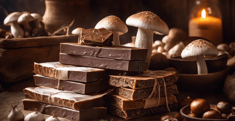 Magic mushrooms in chocolate provide a culinary delight that utilizes a complementary relationship, allowing for superb effects on users. 