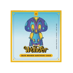 Wonder Psilocybin Chocolate Bar Blue Meanie Birthday Cake